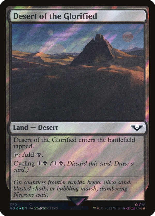 Desert of the Glorified (Surge Foil) [Warhammer 40,000]