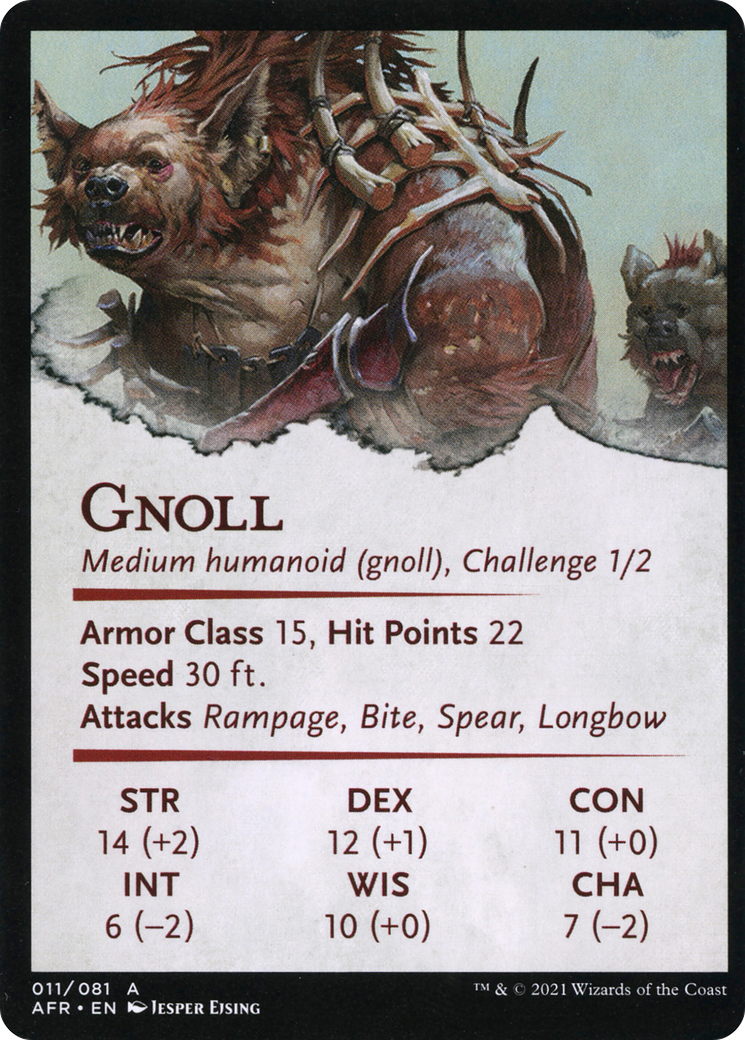 Gnoll Hunter // Gnoll Hunter (AAFR-011) - Adventures in the Forgotten Realms Art Series (Borderless) Foil