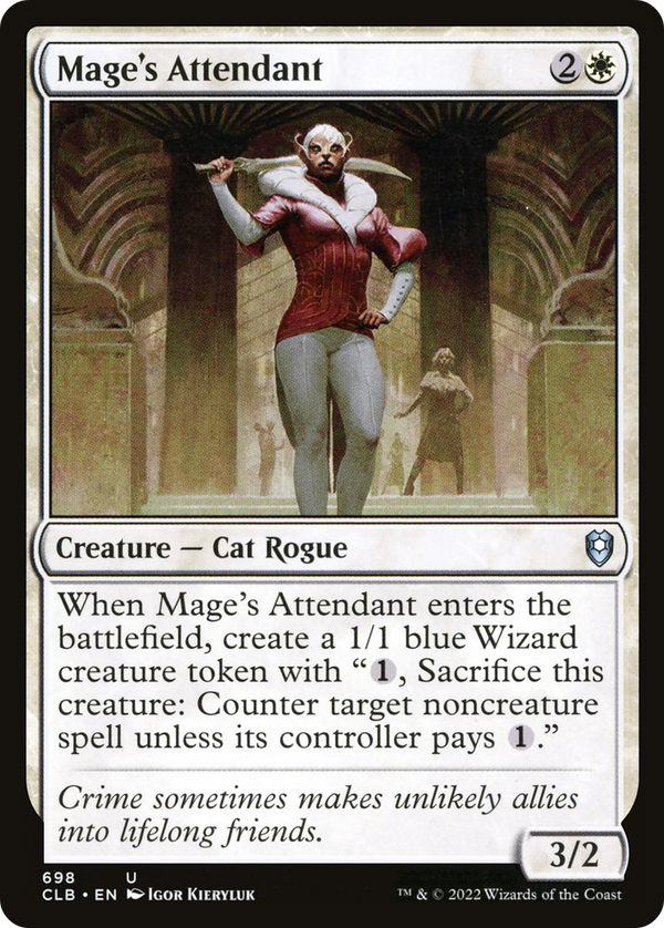 Mage's Attendant [Commander Legends: Battle for Baldur's Gate]