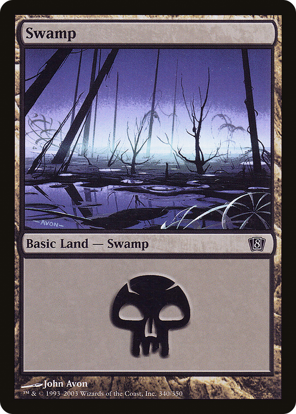 Swamp (340) [Eighth Edition]