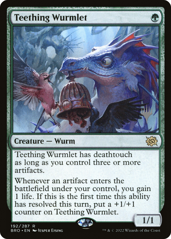Teething Wurmlet (Promo Pack) [The Brothers' War Promos]