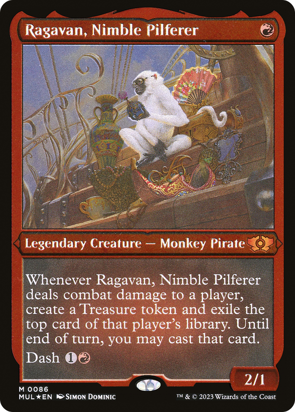 Ragavan, Nimble Pilferer (Foil Etched) [Multiverse Legends]