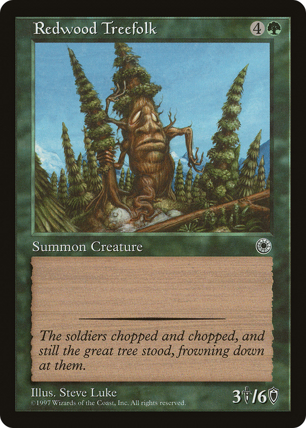 Redwood Treefolk [Portal]
