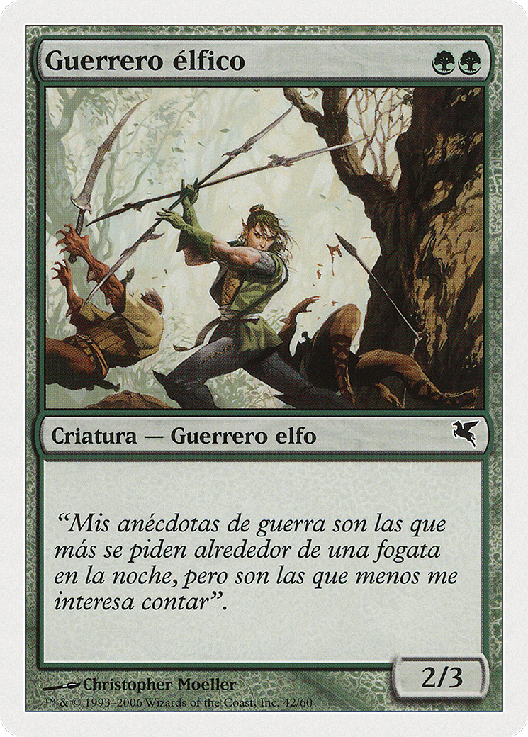 Elvish Warrior (Spanish) - 