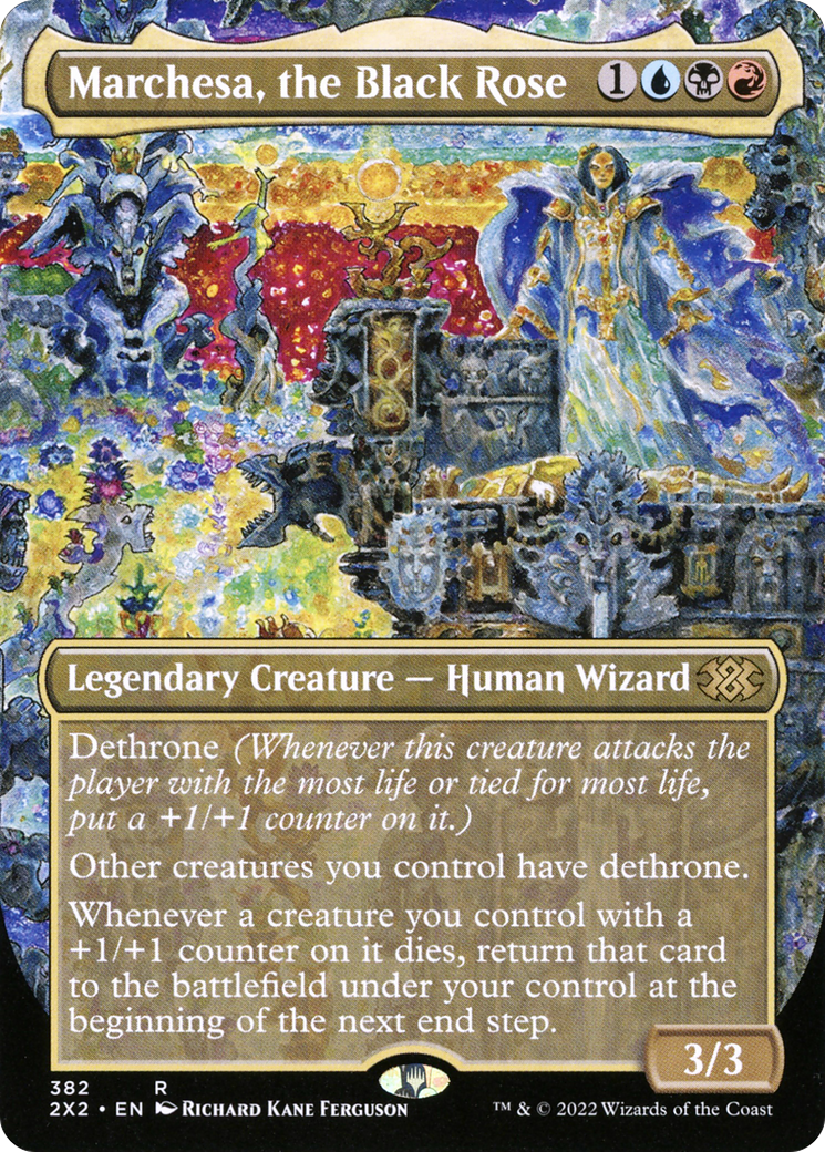 Marchesa, the Black Rose (Borderless Alternate Art) [Double Masters 2022]