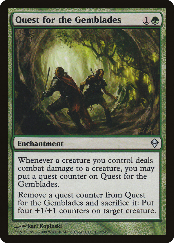 Quest for the Gemblades [Zendikar]
