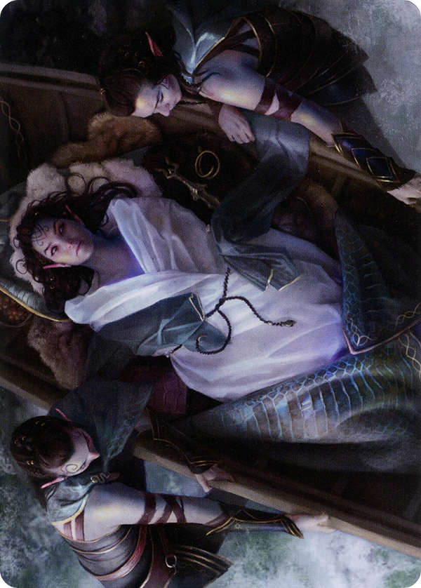 Return Upon the Tide // Return Upon the Tide (ASKHM-026) - Art Series: Kaldheim (Borderless) Foil
