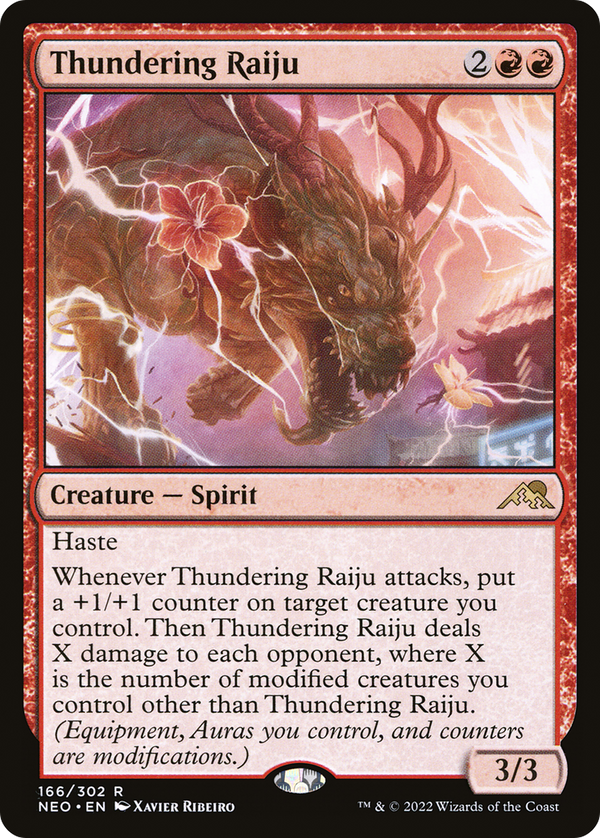 Thundering Raiju [Kamigawa: Neon Dynasty]