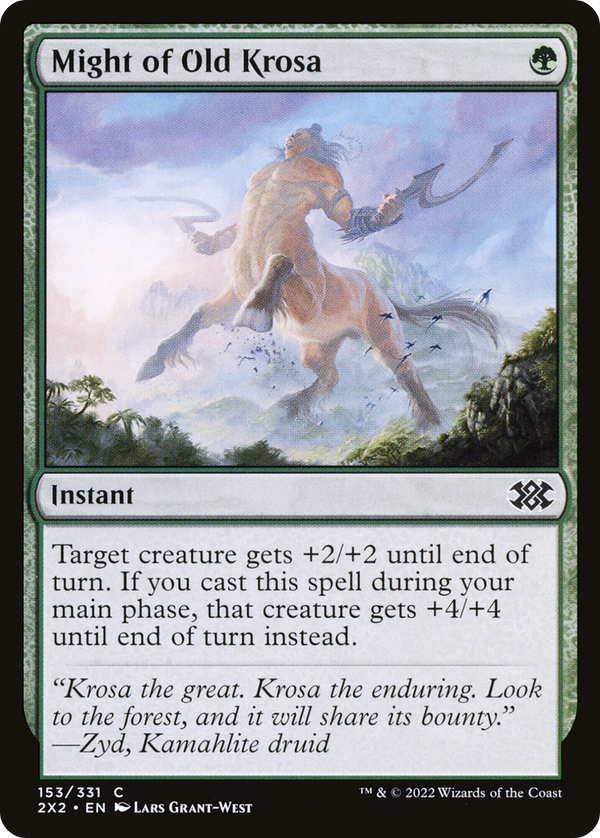 Might of Old Krosa [Double Masters 2022]