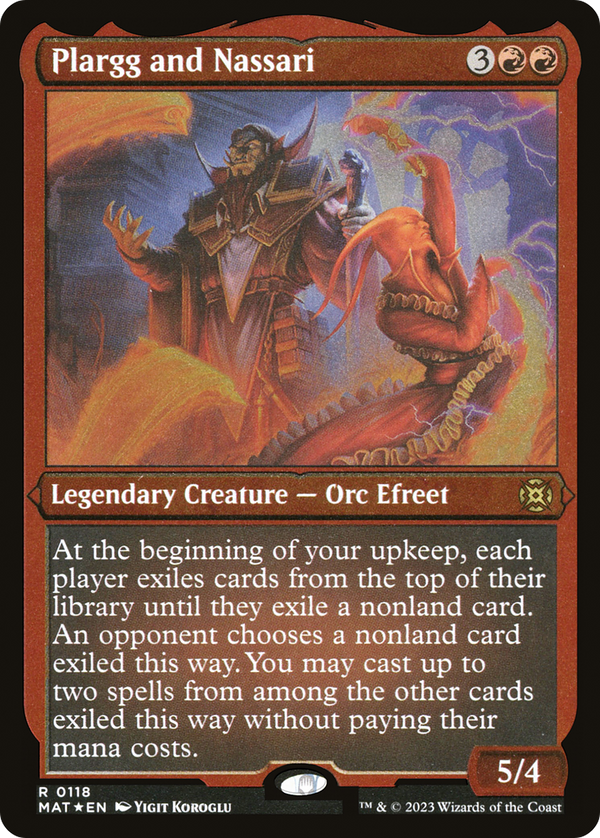 Plargg and Nassari (MAT-118) - March of the Machine: The Aftermath Etched Foil