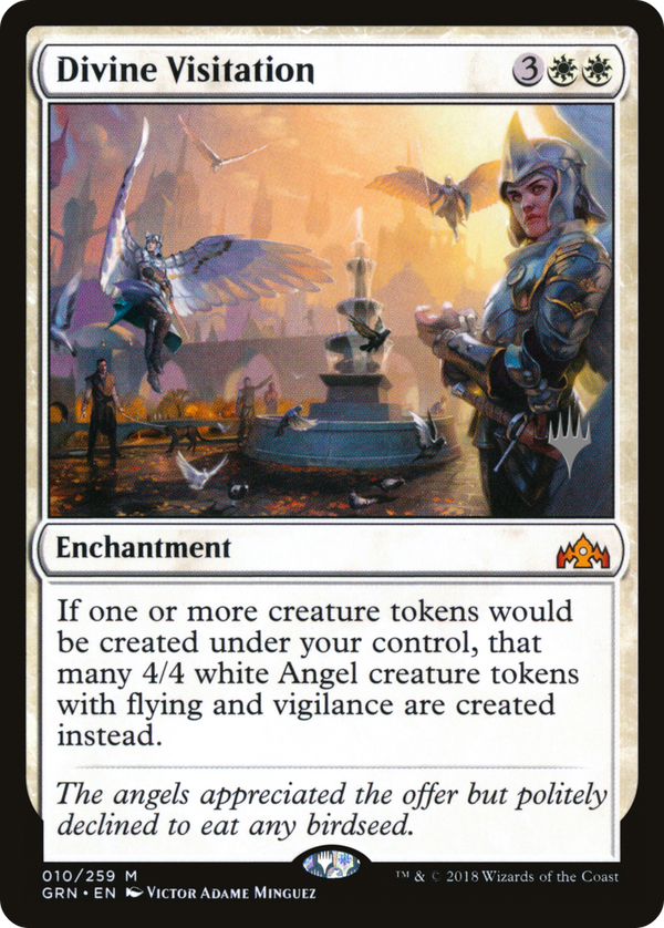 Divine Visitation (Promo Pack) [Guilds of Ravnica Promos]