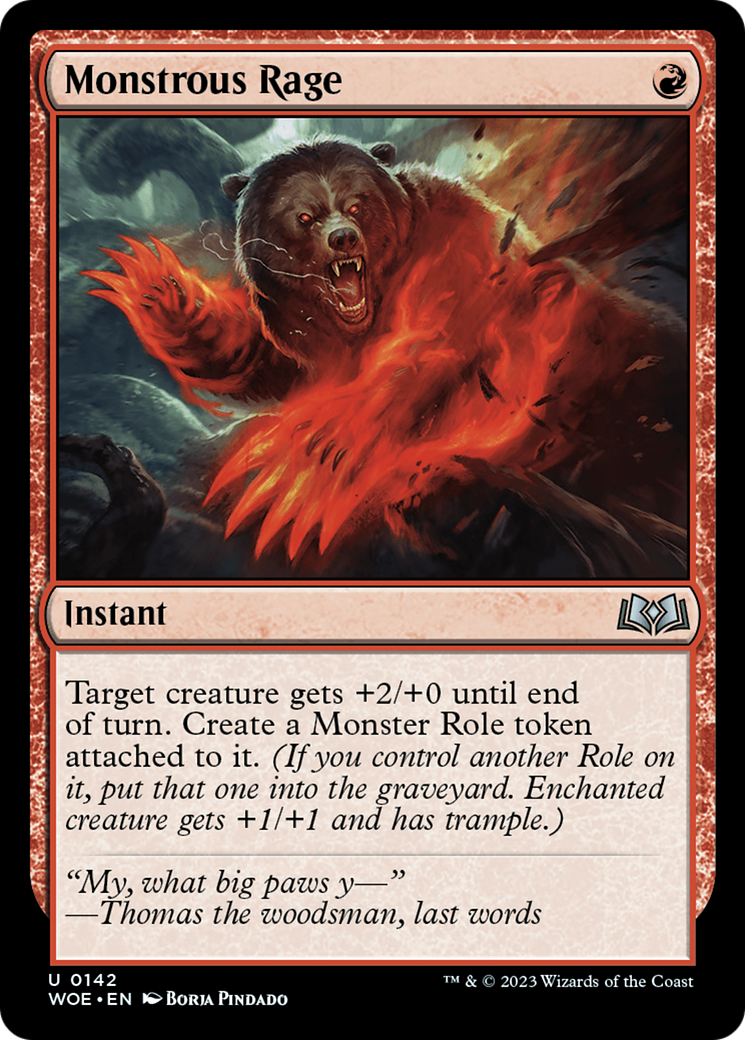 Monstrous Rage [Retro Frame] - WPN & Gateway Promo