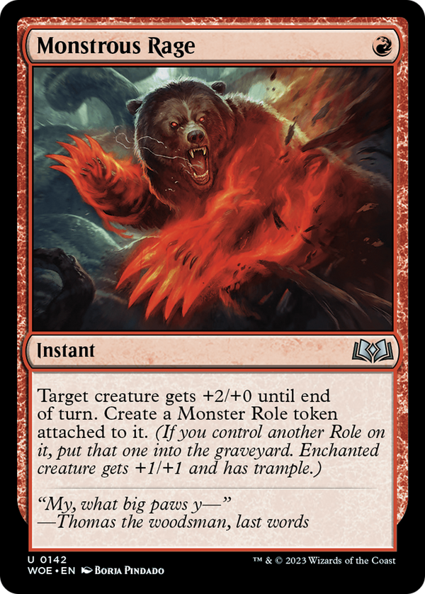 Monstrous Rage [Retro Frame] - WPN & Gateway Promo