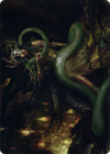 Saryth, the Viper's Fang // Saryth, the Viper's Fang (AMID-053) - Midnight Hunt Art Series (Borderless)