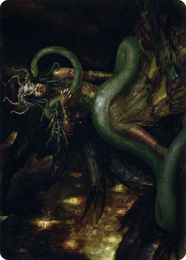Saryth, the Viper's Fang // Saryth, the Viper's Fang (AMID-053) - Midnight Hunt Art Series (Borderless) Foil