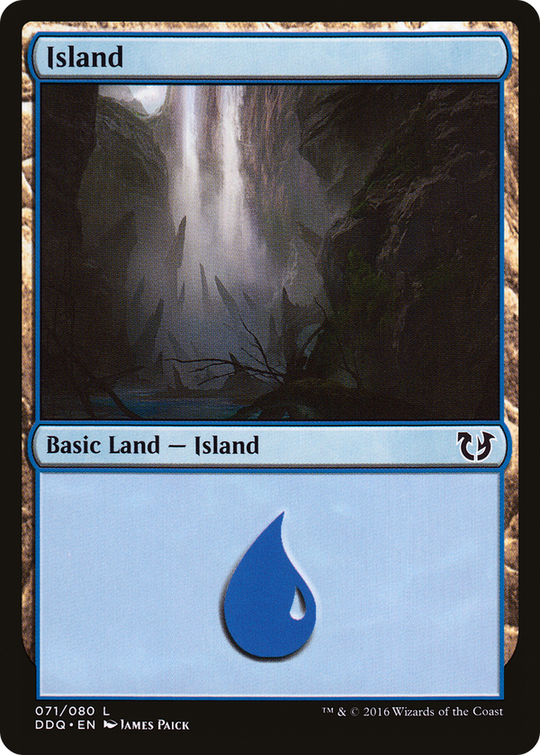 Island (71) [Duel Decks: Blessed vs. Cursed]