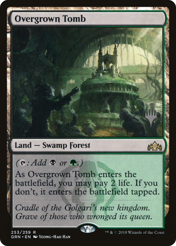 Overgrown Tomb (Promo Pack) [Guilds of Ravnica Promos]