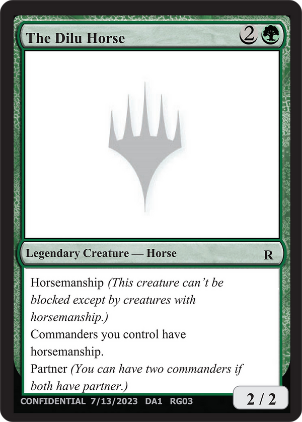 The Dilu Horse (UNK-RG03D) - Unknown Event