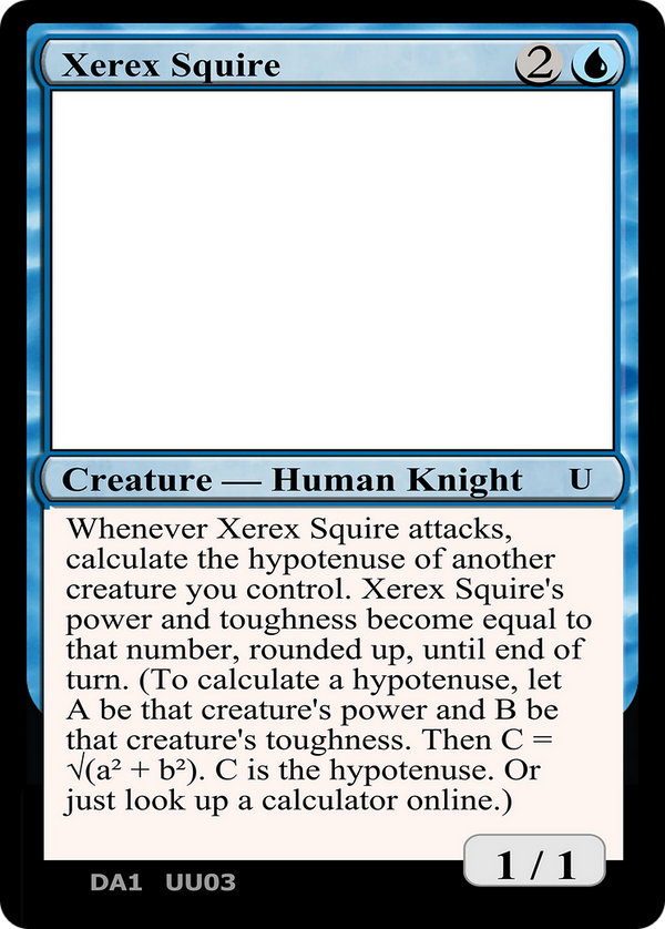 Xerex Squire (UNK-UU03C) - Unknown Event