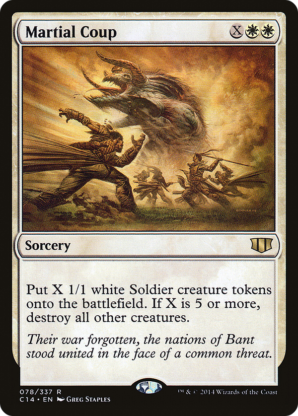 Martial Coup [Commander 2014]