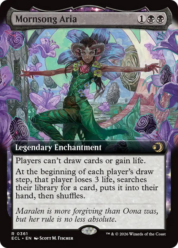 Mornsong Aria (Extended Art) [Lorwyn Eclipsed]