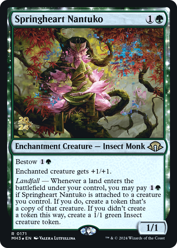 Springheart Nantuko [Modern Horizons 3 Prerelease Promos]
