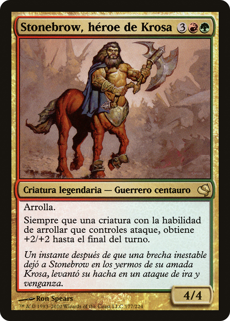 Stonebrow, Krosan Hero (Spanish) - 