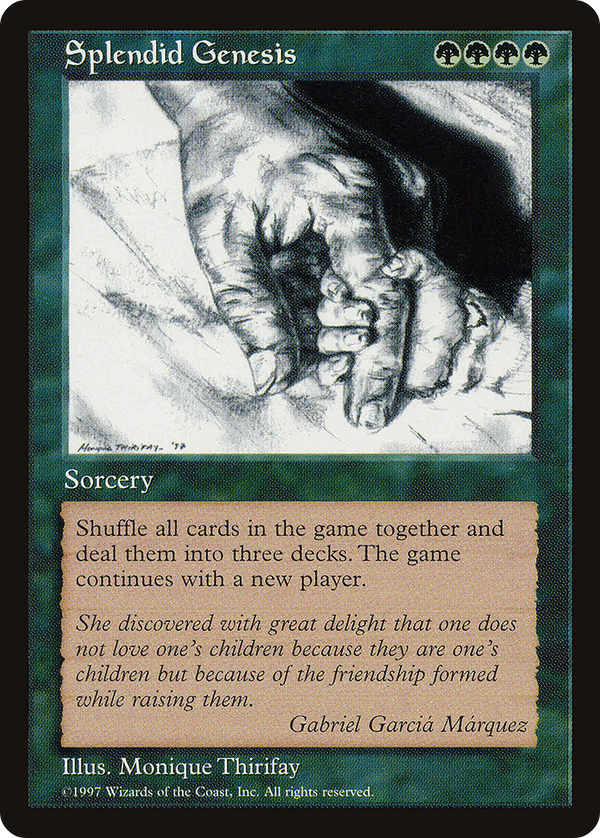Splendid Genesis [Celebration Cards]