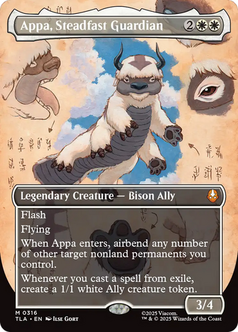 Appa, Steadfast Guardian (Borderless) [Avatar: The Last Airbender]