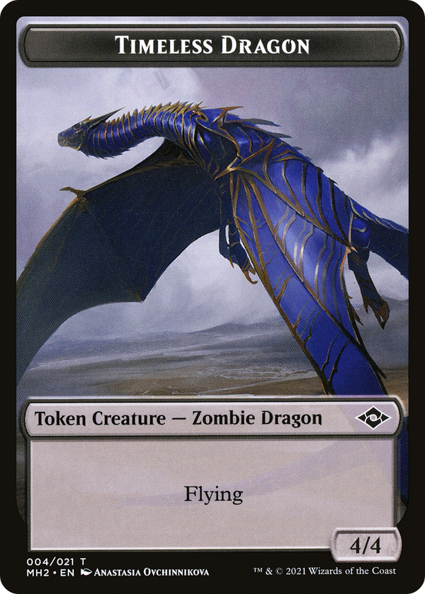 Timeless Dragon (TMH2-004) - Modern Horizons 2 Tokens