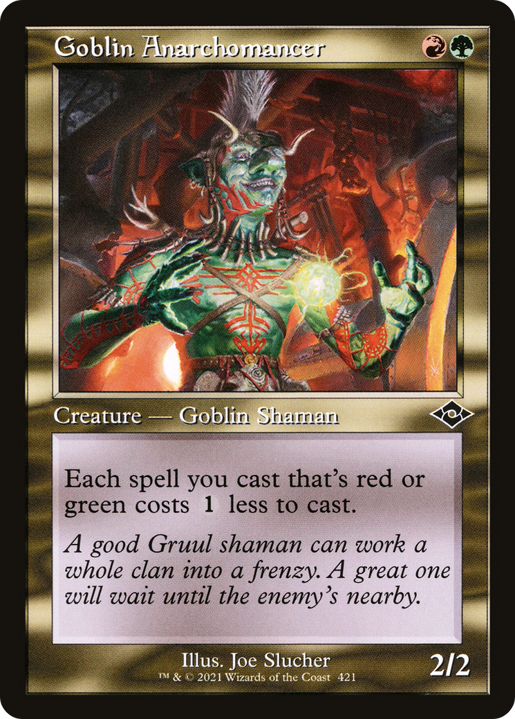 Goblin Anarchomancer (Retro Foil Etched) [Modern Horizons 2]