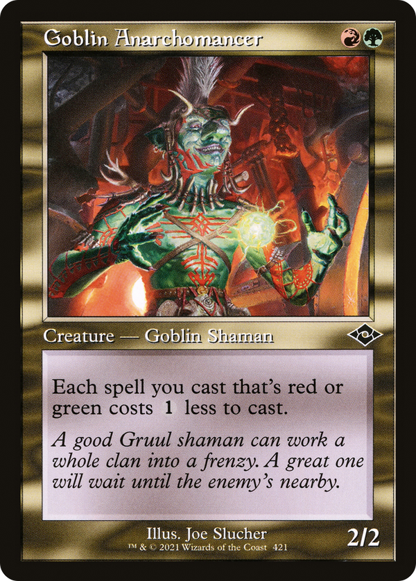 Goblin Anarchomancer (Retro Foil Etched) [Modern Horizons 2]