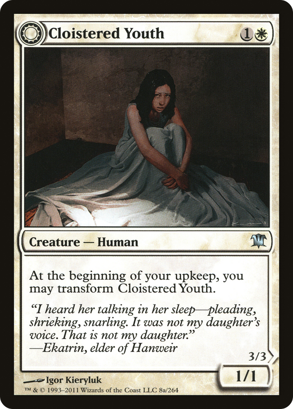 Cloistered Youth // Unholy Fiend [Innistrad]