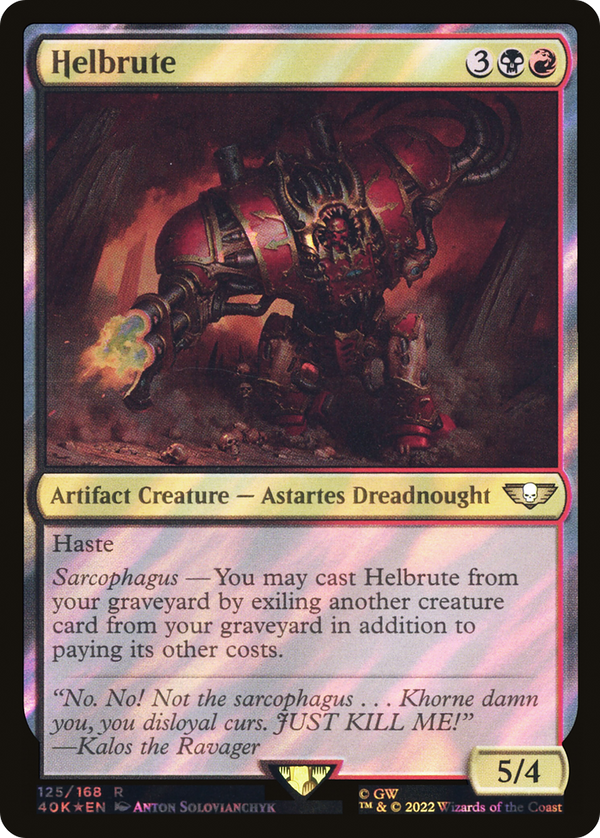 Helbrute (Surge Foil) [Warhammer 40,000]