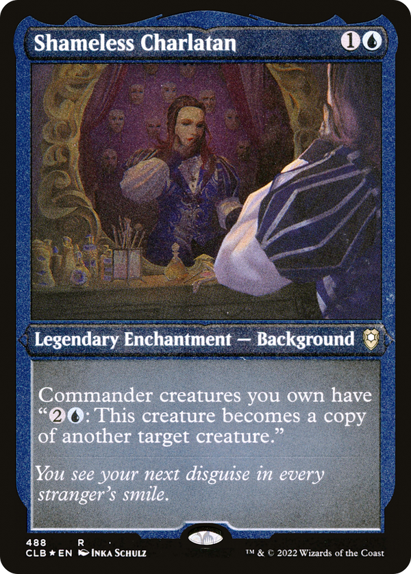 Shameless Charlatan (Foil Etched) [Commander Legends: Battle for Baldur's Gate]