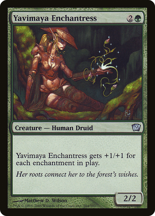 Yavimaya Enchantress [Ninth Edition]