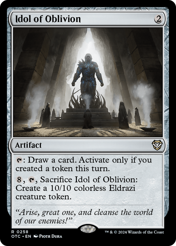 Idol of Oblivion [Outlaws of Thunder Junction Commander]