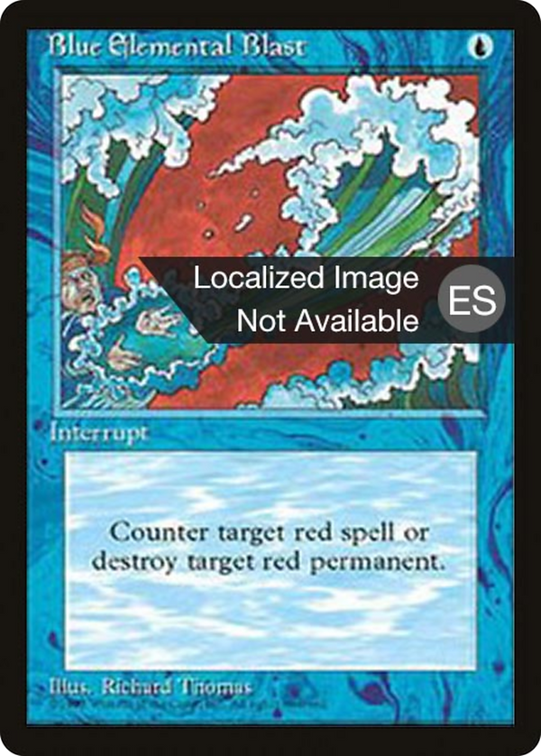 Blue Elemental Blast [Fourth Edition (Foreign Black Border)]