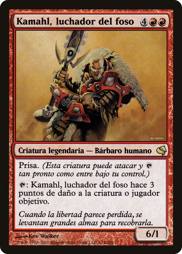 Kamahl, Pit Fighter (Spanish) - 