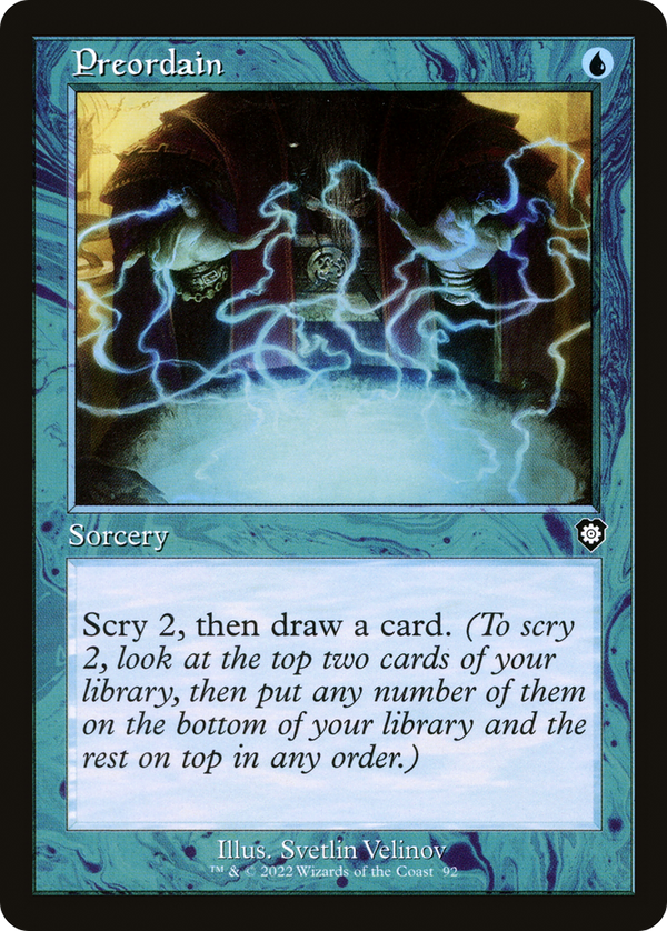 Preordain (Retro) [The Brothers' War Commander]