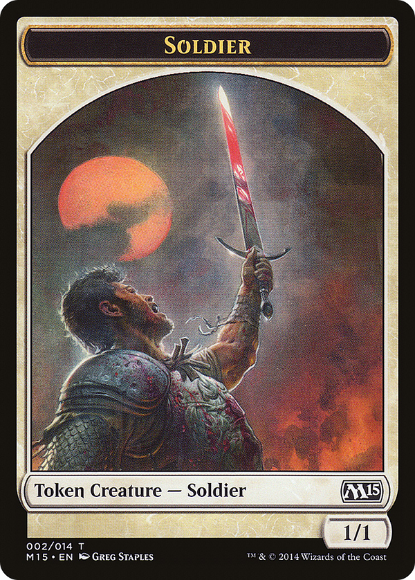 Soldier Token [Magic 2015 Tokens]