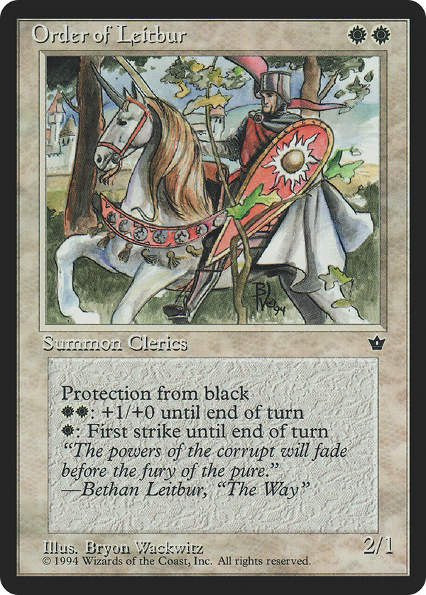 Order of Leitbur (Horse Facing Left) [Fallen Empires]