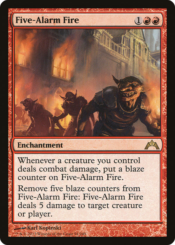 Five-Alarm Fire [Gatecrash]