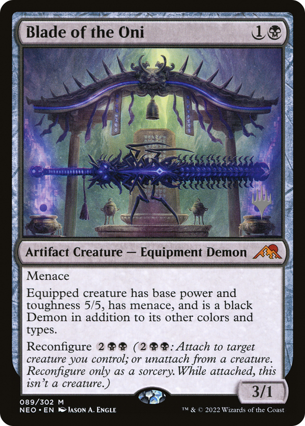 Blade of the Oni (Promo Pack) [Kamigawa: Neon Dynasty Promos]