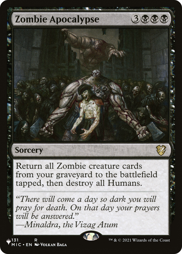 Zombie Apocalypse [The List]
