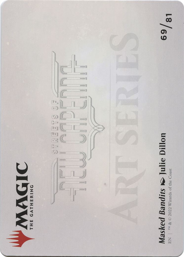 Masked Bandits // Masked Bandits (ASNC-069) - New Capenna Art Series (Borderless) Foil