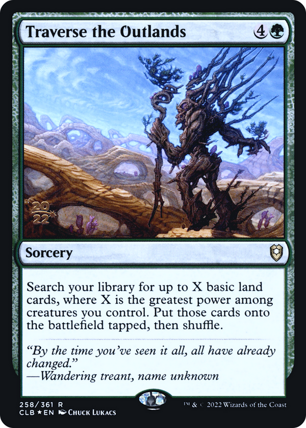 Traverse the Outlands [Commander Legends: Battle for Baldur's Gate Prerelease Promos]