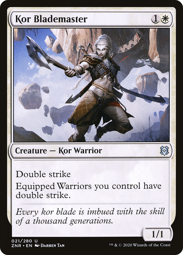 Kor Blademaster [Zendikar Rising]