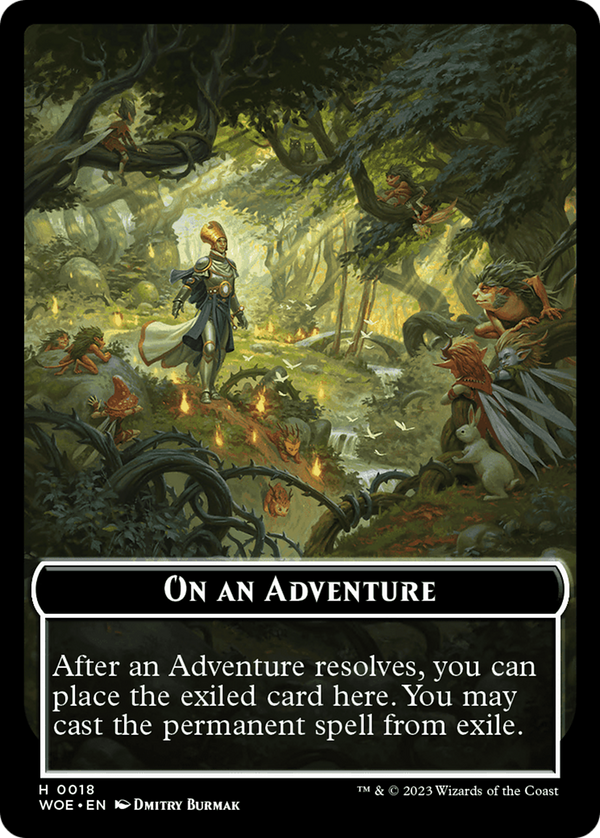 On an Adventure (TWOE-018) - Wilds of Eldraine Tokens Foil