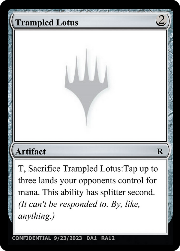 Trampled Lotus (UNK-RA12B) - Unknown Event